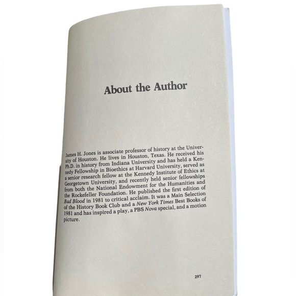 Book Softcover Bad Blood The Tuskegee Syphilis Experiment Good Condition - Picture 7 of 8